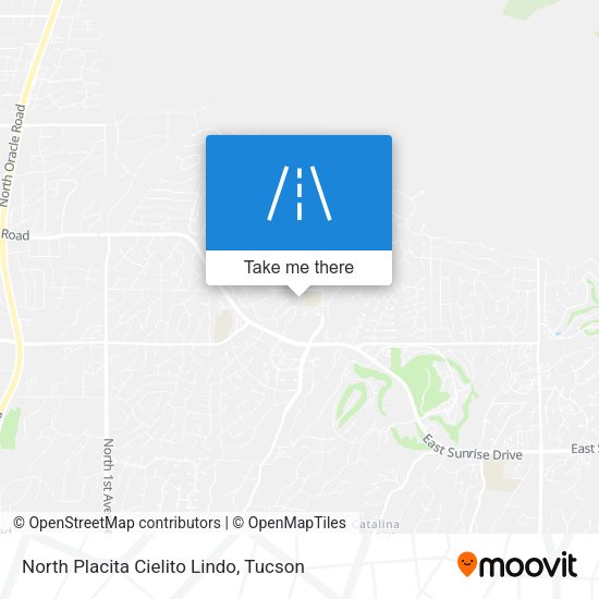 North Placita Cielito Lindo map