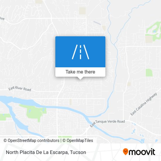 North Placita De La Escarpa map