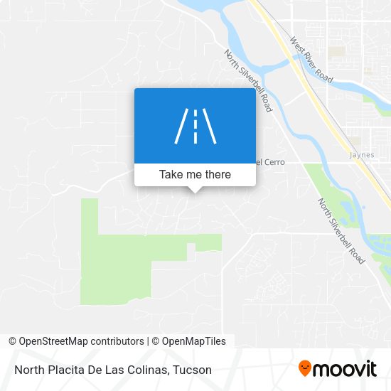 Mapa de North Placita De Las Colinas