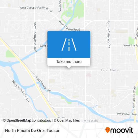 North Placita De Ona map