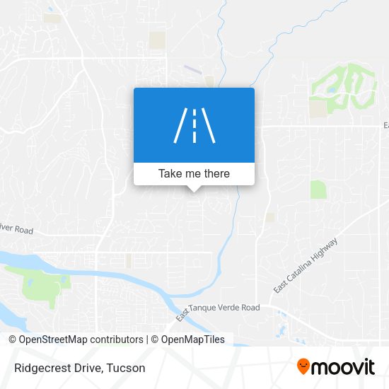 Mapa de Ridgecrest Drive