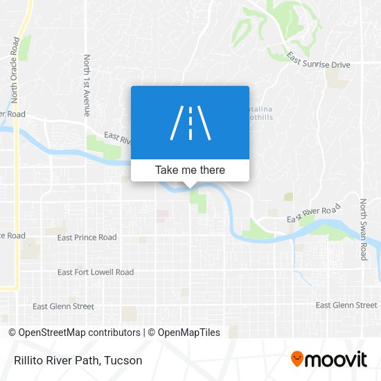 Mapa de Rillito River Path
