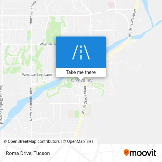 Roma Drive map