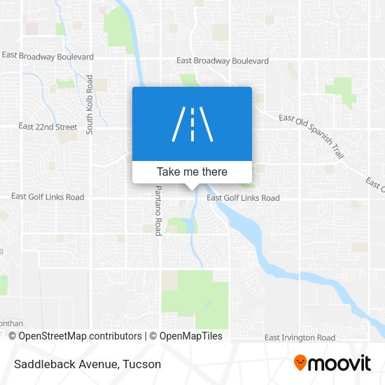 Mapa de Saddleback Avenue