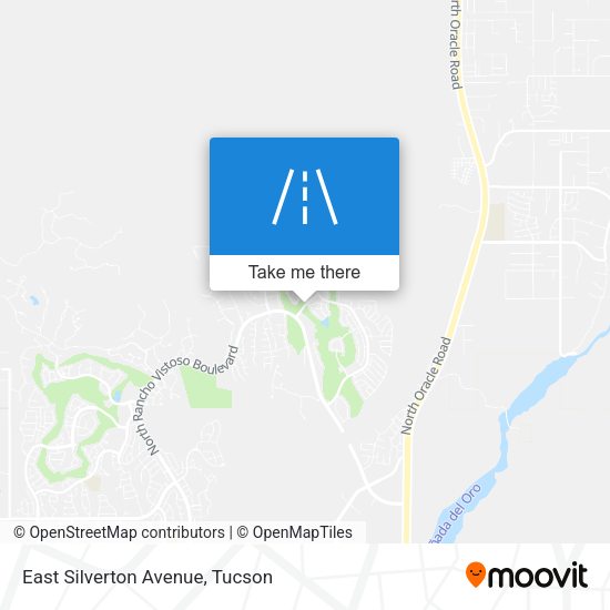 East Silverton Avenue map