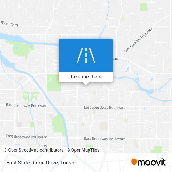 East Slate Ridge Drive map