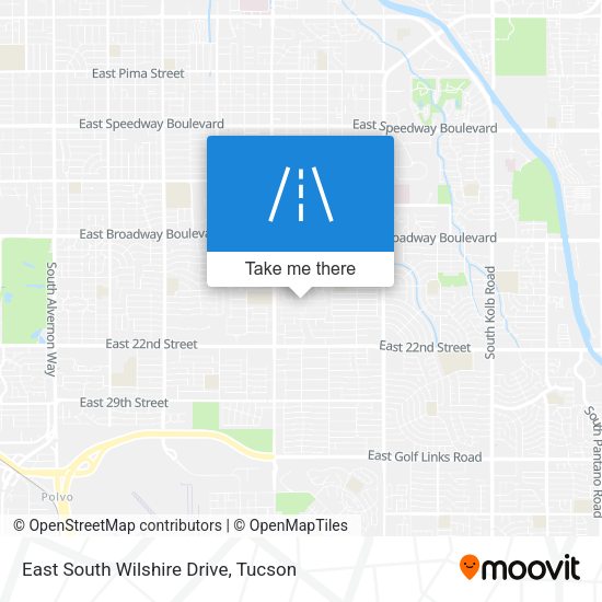 East South Wilshire Drive map