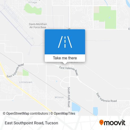 East Southpoint Road map