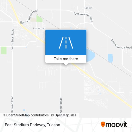 Mapa de East Stadium Parkway