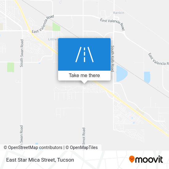 Mapa de East Star Mica Street