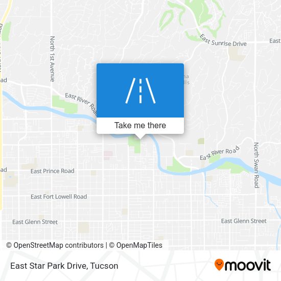 East Star Park Drive map