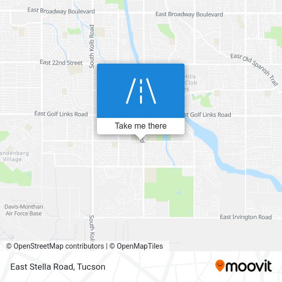 East Stella Road map