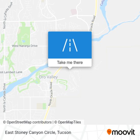 East Stoney Canyon Circle map