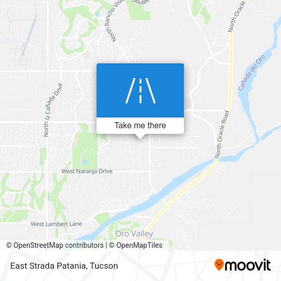 East Strada Patania map