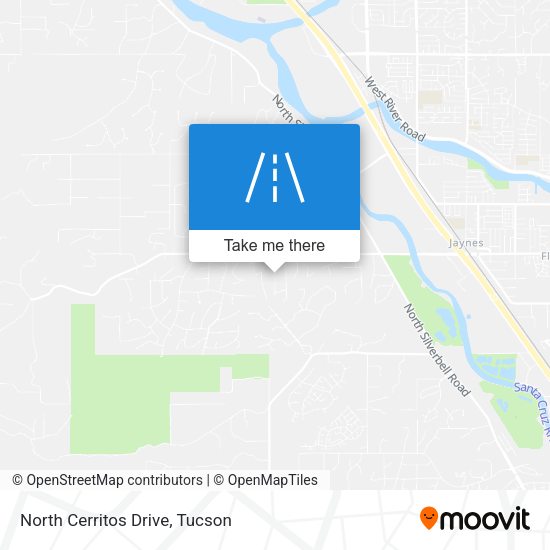 Mapa de North Cerritos Drive
