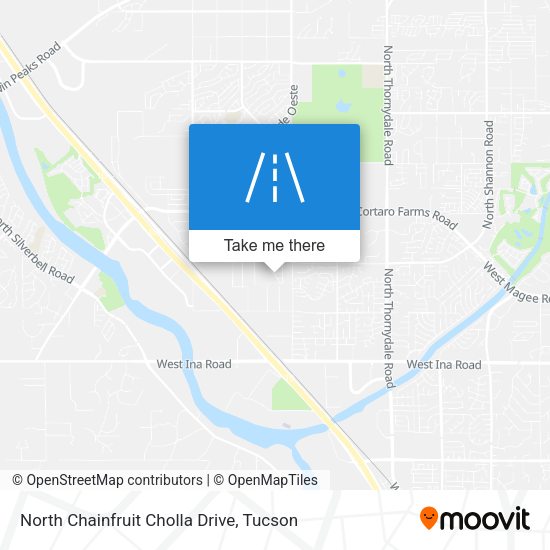 Mapa de North Chainfruit Cholla Drive