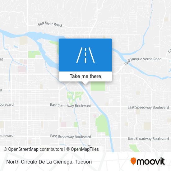 North Circulo De La Cienega map