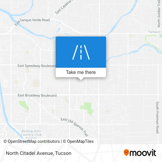 North Citadel Avenue map