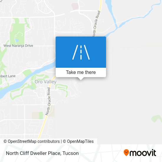 Mapa de North Cliff Dweller Place