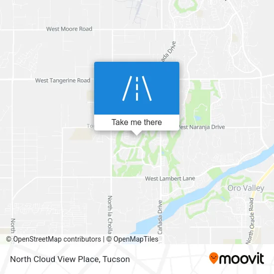 North Cloud View Place map