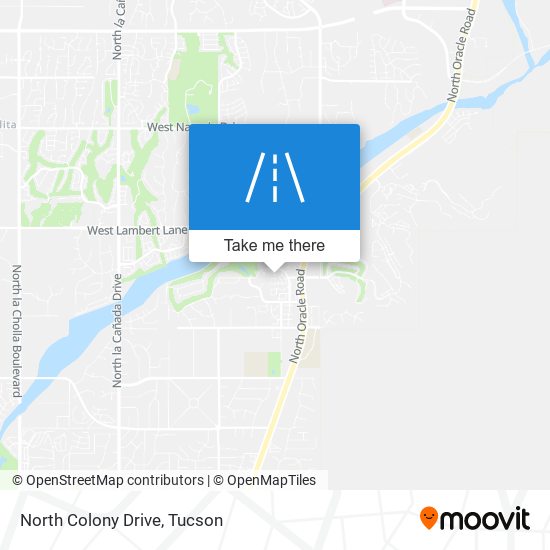 North Colony Drive map