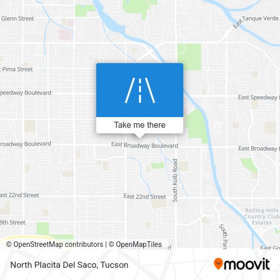 North Placita Del Saco map