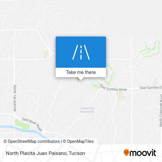 North Placita Juan Paisano map
