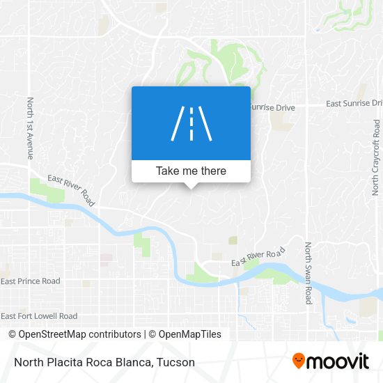 Mapa de North Placita Roca Blanca