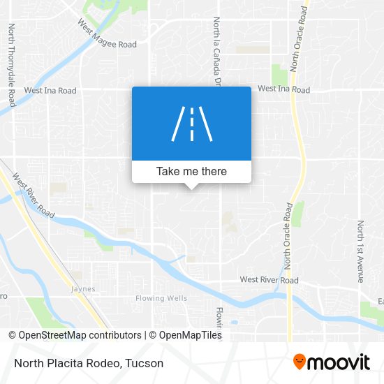 North Placita Rodeo map