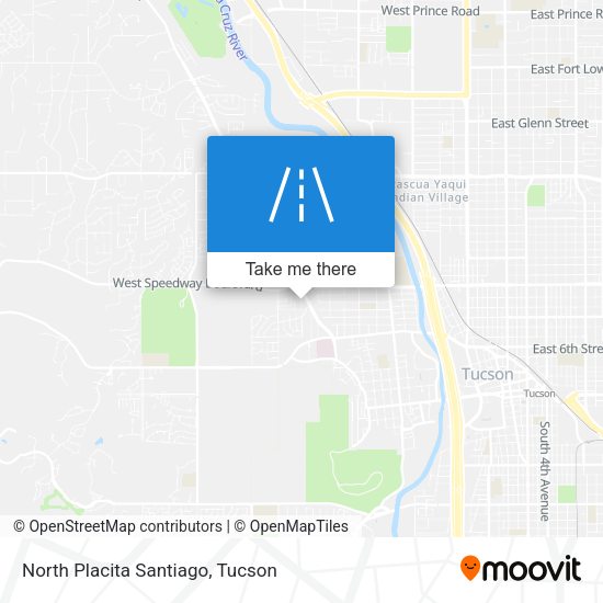 North Placita Santiago map