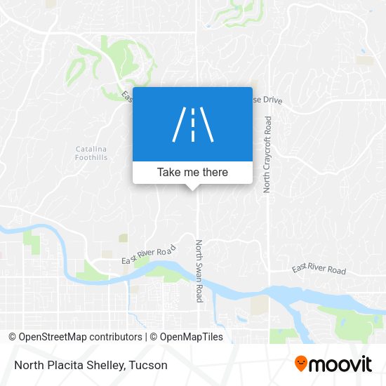 Mapa de North Placita Shelley