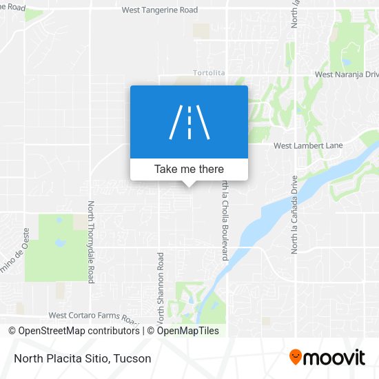 North Placita Sitio map