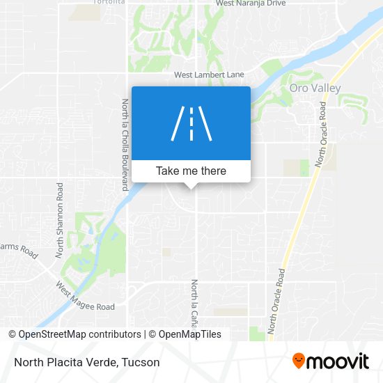North Placita Verde map