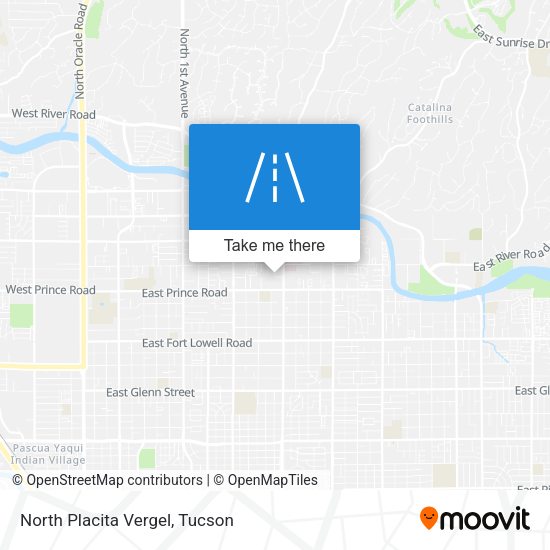 North Placita Vergel map