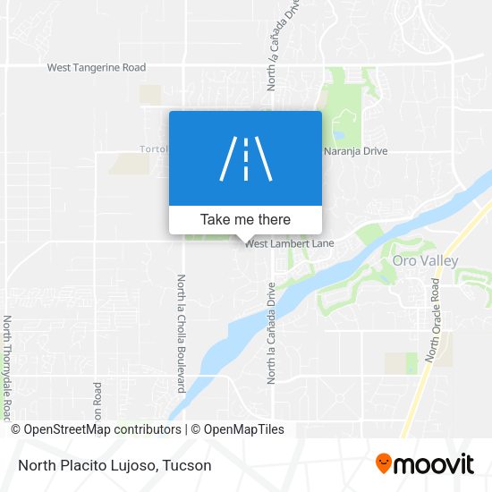 North Placito Lujoso map