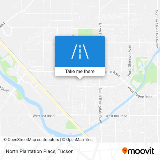 North Plantation Place map
