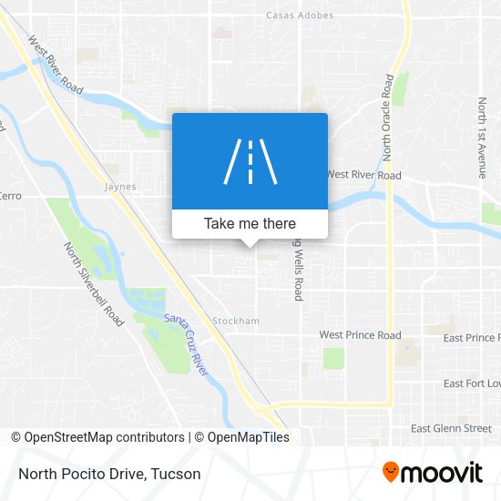 Mapa de North Pocito Drive