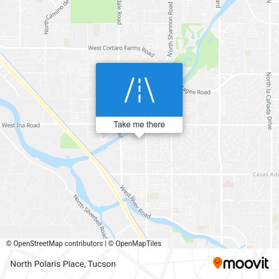 North Polaris Place map