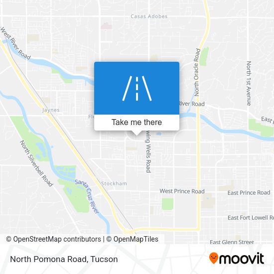 Mapa de North Pomona Road