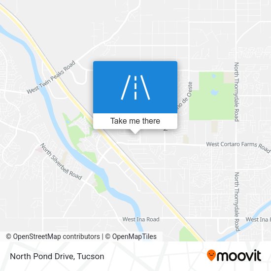 North Pond Drive map