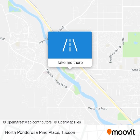 North Ponderosa Pine Place map
