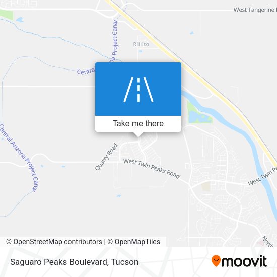 Mapa de Saguaro Peaks Boulevard