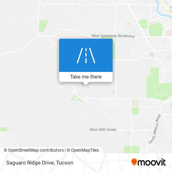 Mapa de Saguaro Ridge Drive