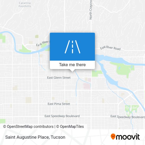 Saint Augustine Place map