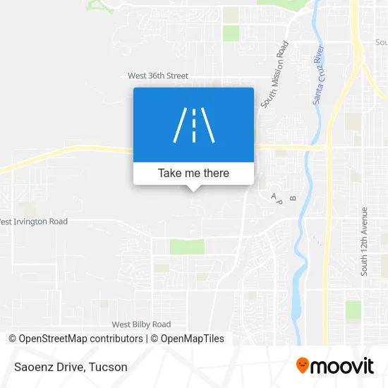 Mapa de Saoenz Drive