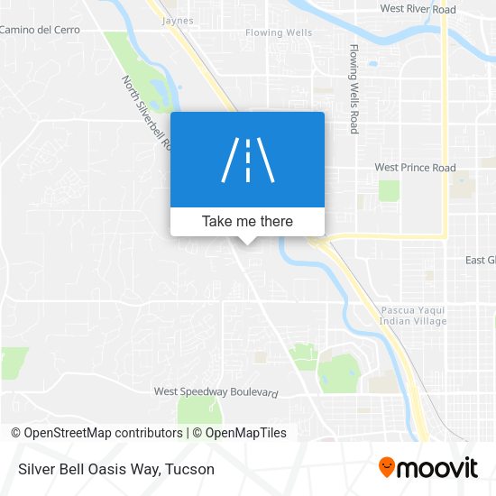 Silver Bell Oasis Way map