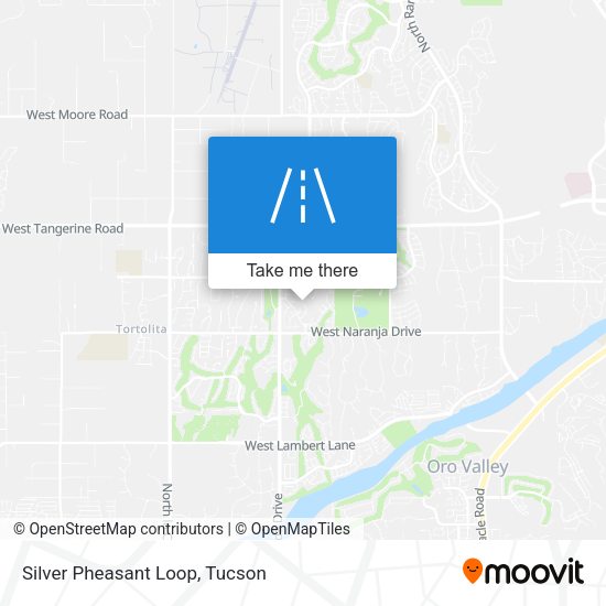 Silver Pheasant Loop map