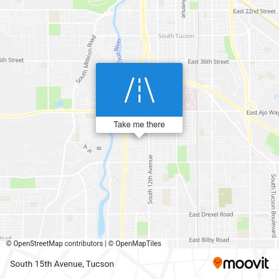 Mapa de South 15th Avenue