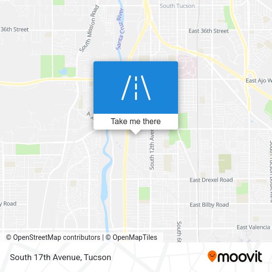 Mapa de South 17th Avenue