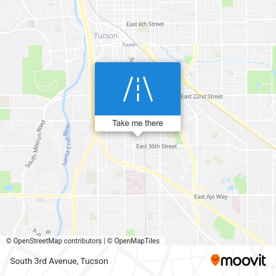 Mapa de South 3rd Avenue